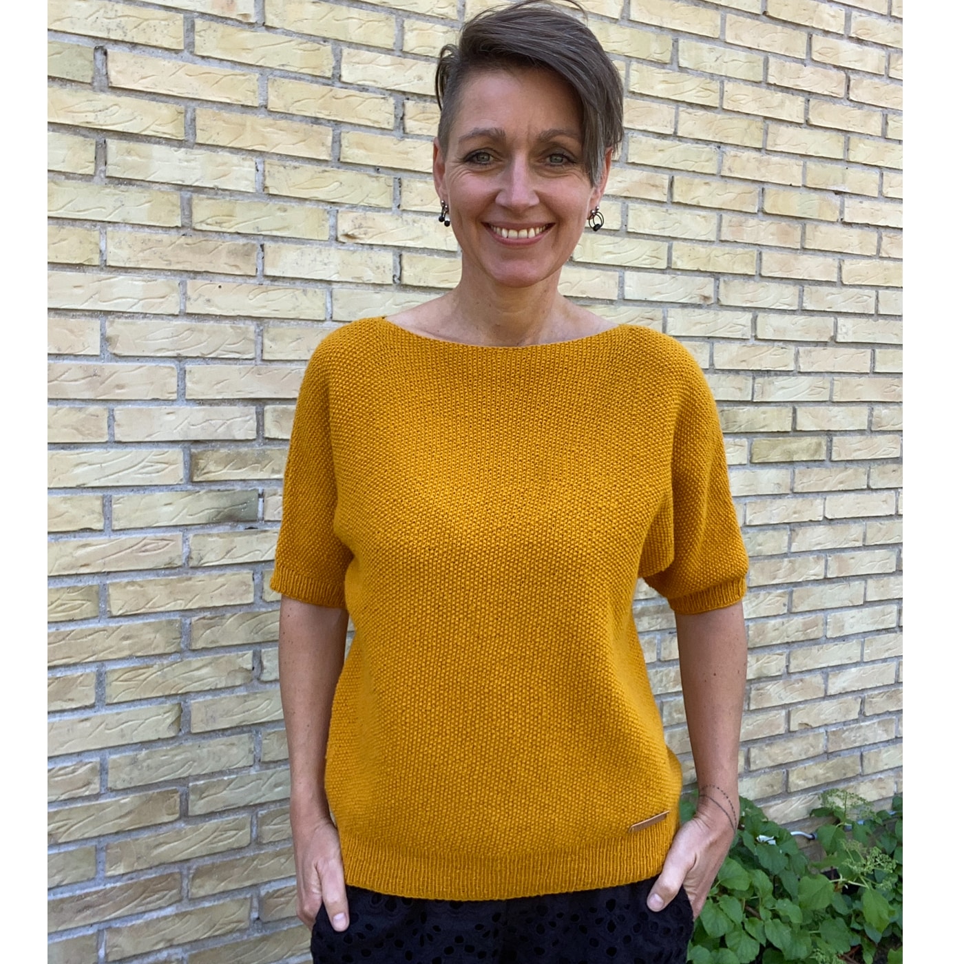 M64 Perlestrikket T-shirt