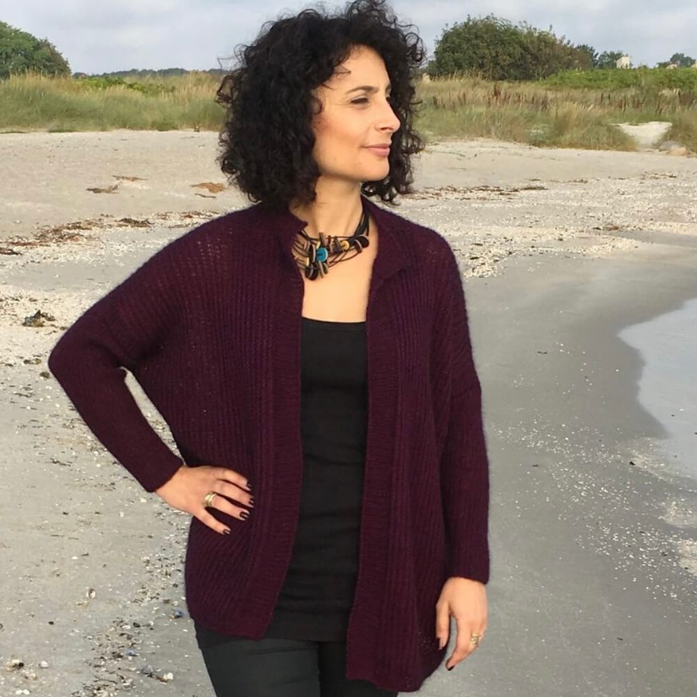 M29 Cardigan Minkgarn - Billede 5