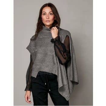 Vilna Poncho Bluse
