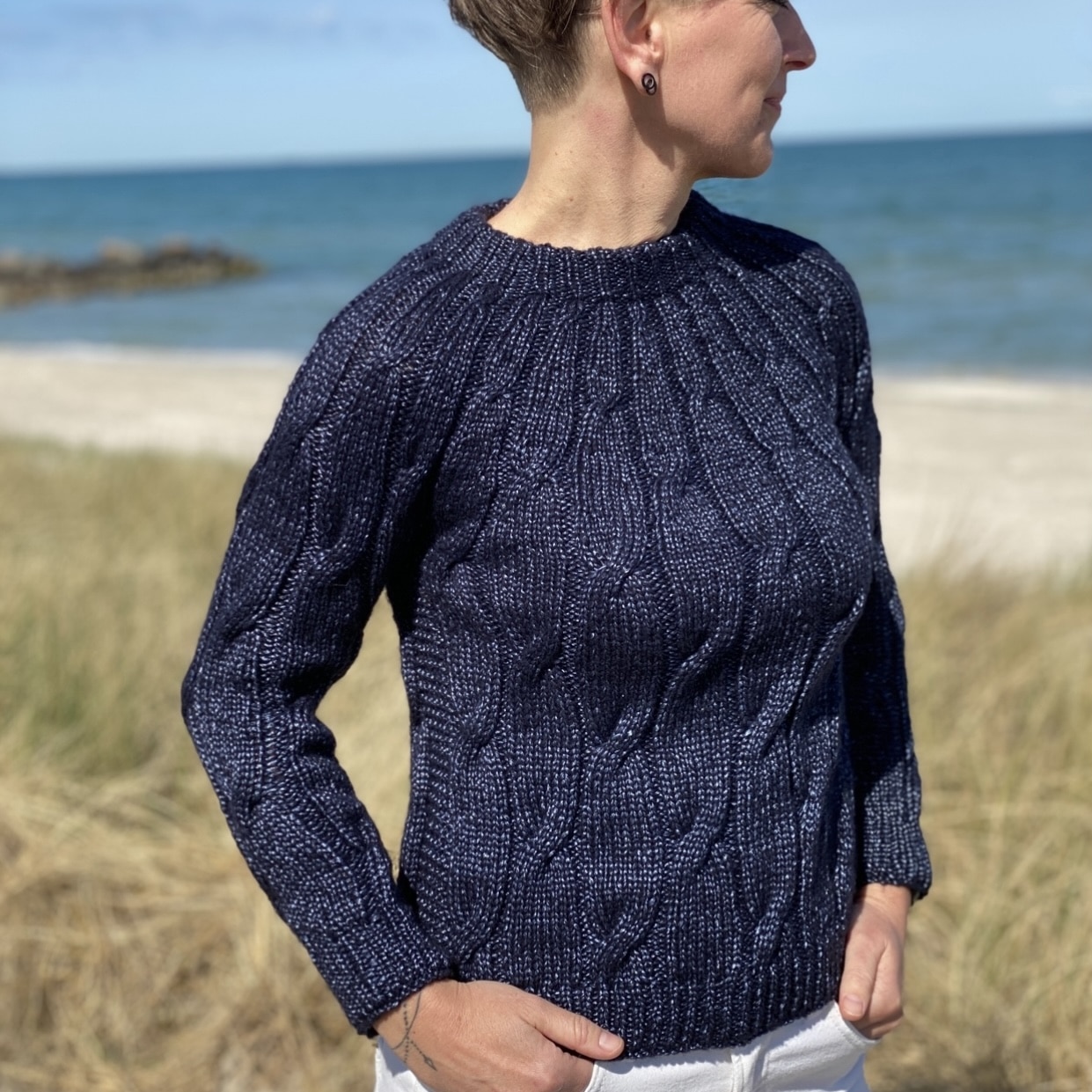 FR39b Bluse Med Snoninger