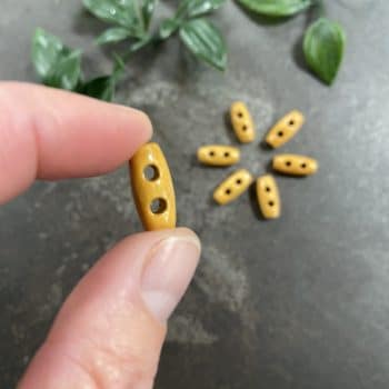 15 mm Træ duffelknap